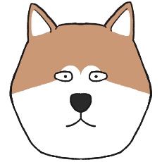秋田犬のアイコン