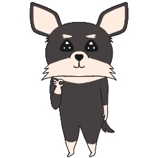 チワワがOKしたイラスト