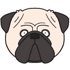 パグのアイコン(フォーン)