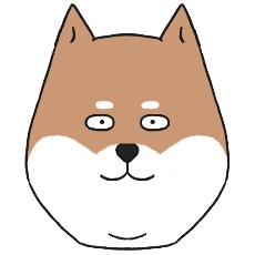 柴犬のアイコン（赤柴）