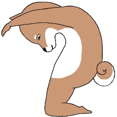 柴犬の体文字の２